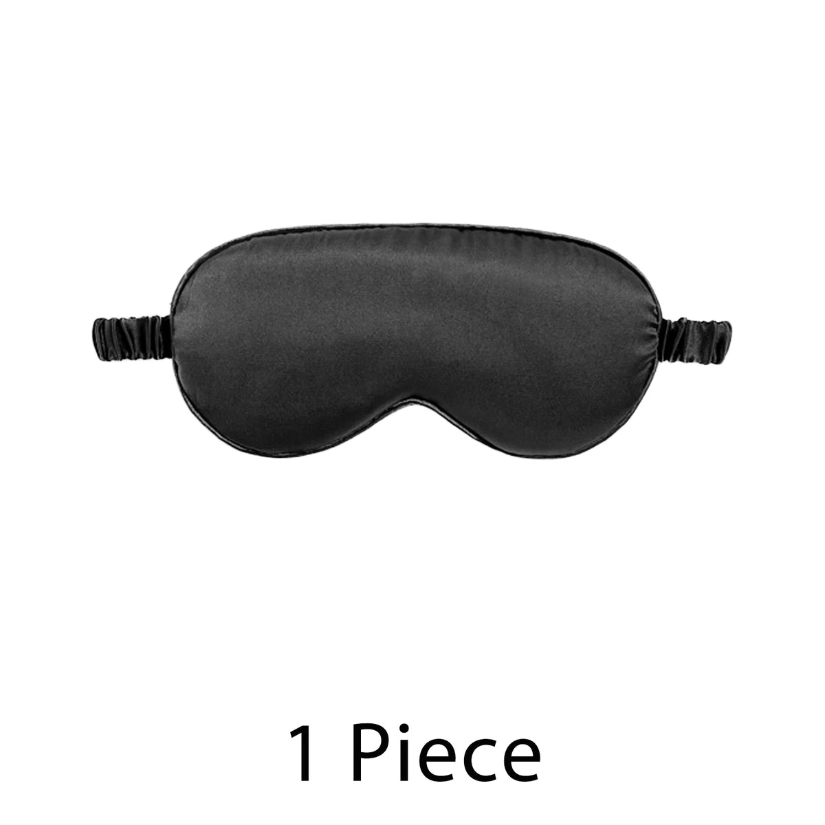 1/2/3Pack Silk Sleep Mask - Elastic Blackout Eye Mask & Blindfold for Full Night'S Sleep, Light Blocking, Adjustable Strap