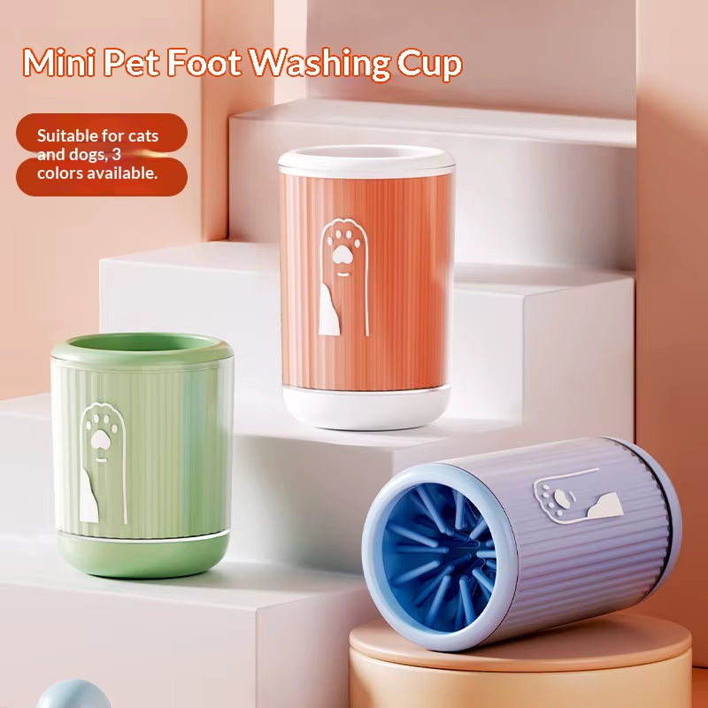 Pet Foot Washing Cup Dog Bath Magic Pet Beauty Wipe Foot Portable Cat Dirty Paw Cleaning Cleaner Cat Pet Paw Washer Wash Cup