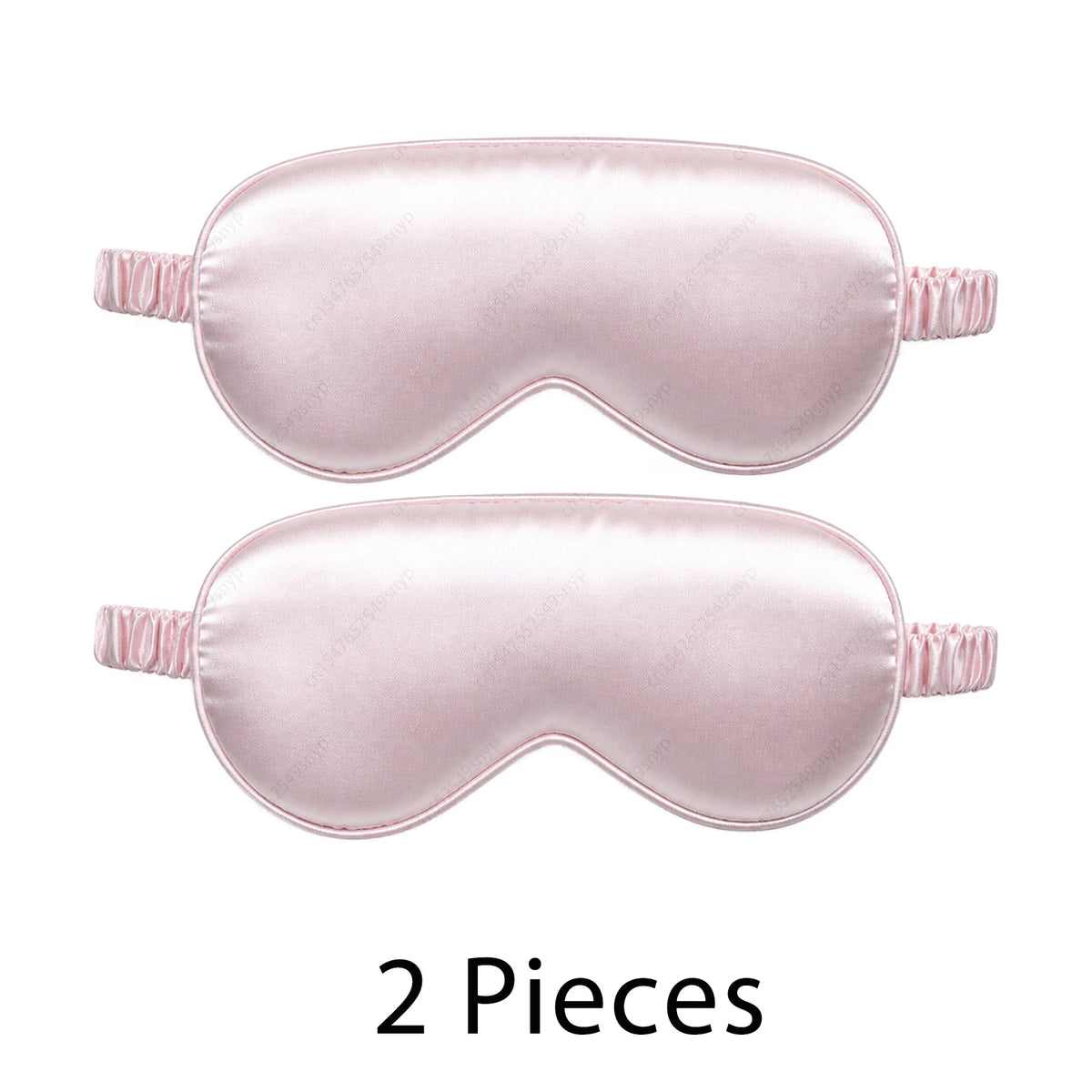 1/2/3Pack Silk Sleep Mask - Elastic Blackout Eye Mask & Blindfold for Full Night'S Sleep, Light Blocking, Adjustable Strap